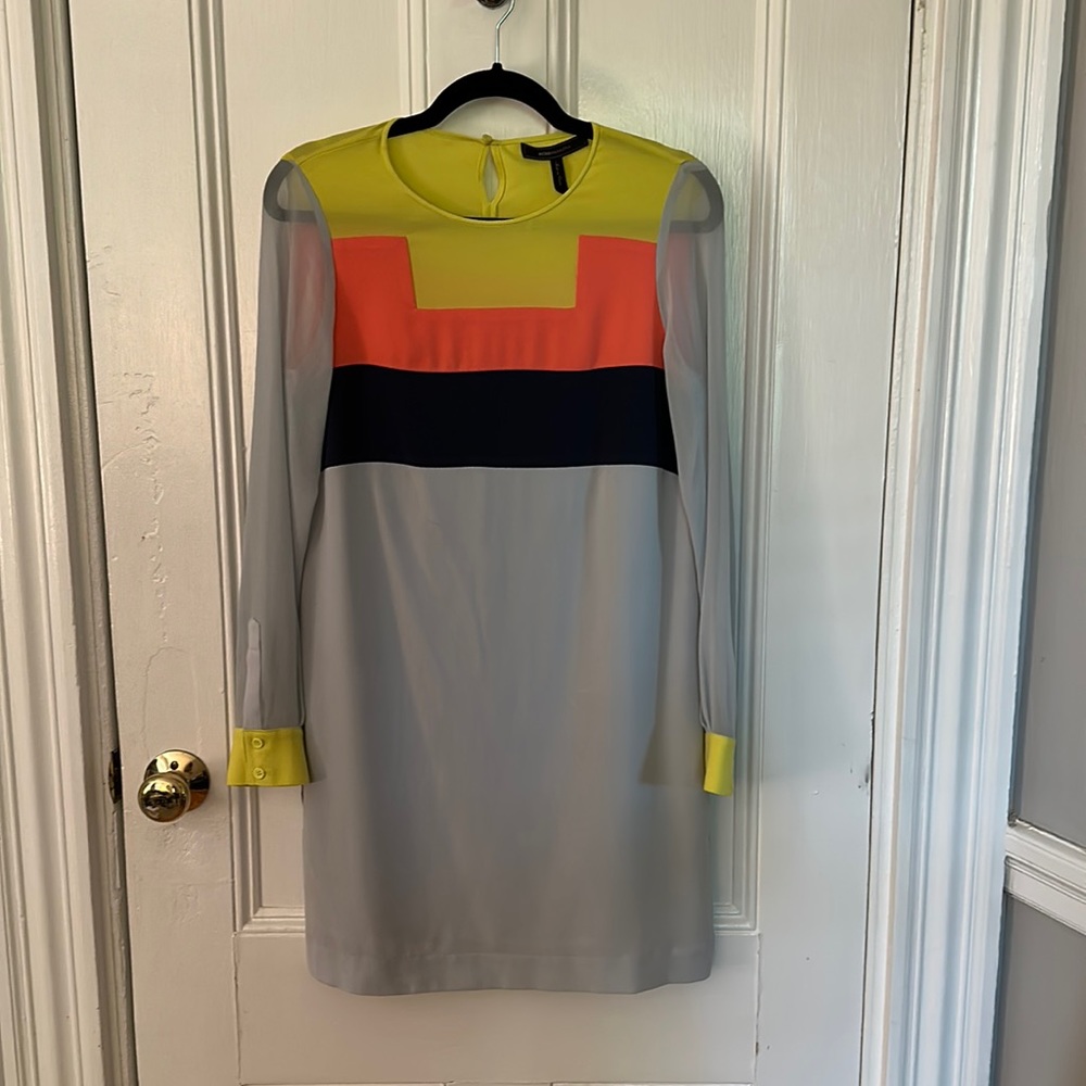 BCBG Maxazria color block dress